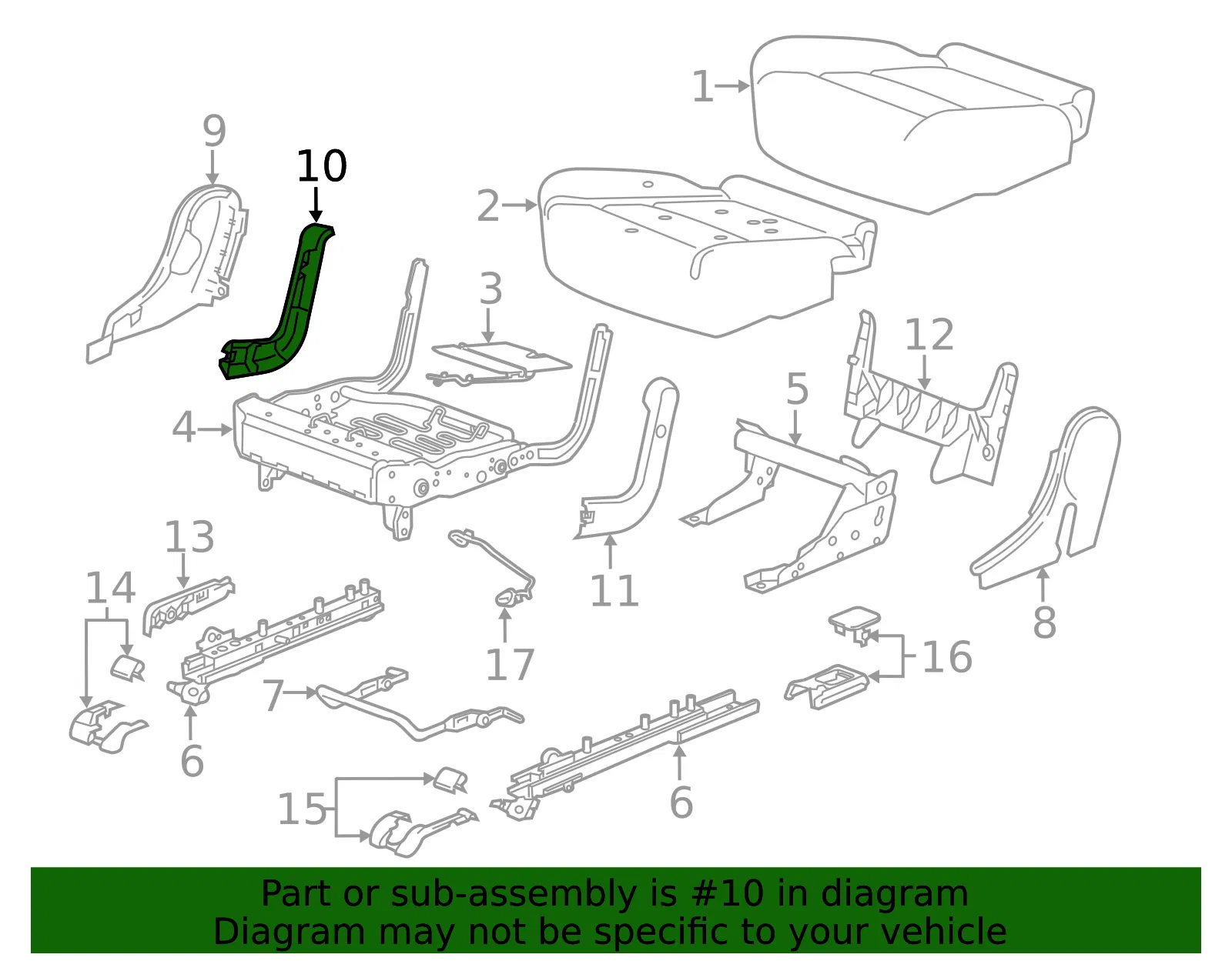 Hinge Cover - GM (84497452) - view 5