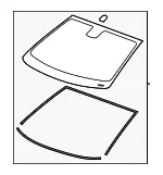 Windshield - GM (84515102) - view 5