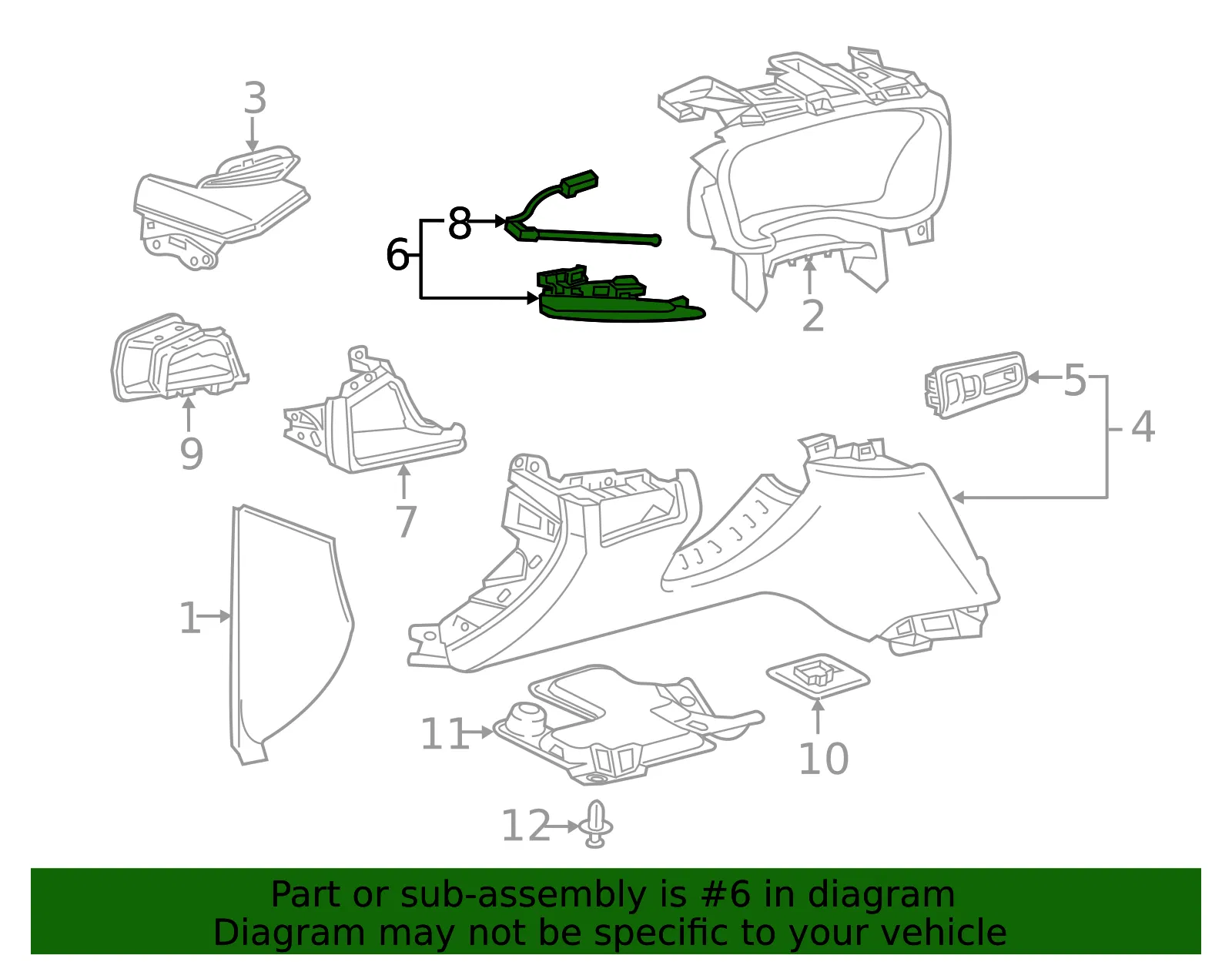 Applique Panel - GM (84517210) - view 3