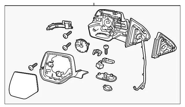 Mirror Assembly - GM (84520332) - view 4