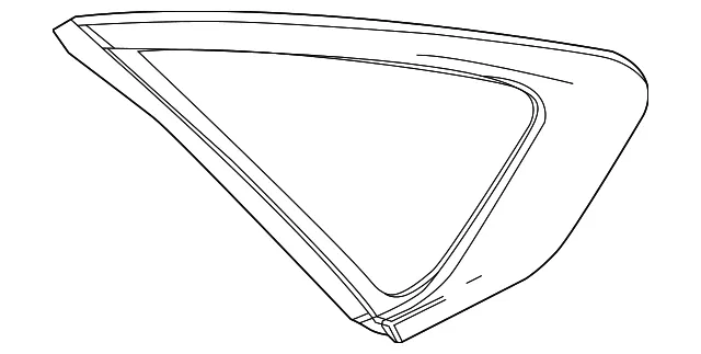 Driver Side Quarter Window - GM (84531823) - view 4
