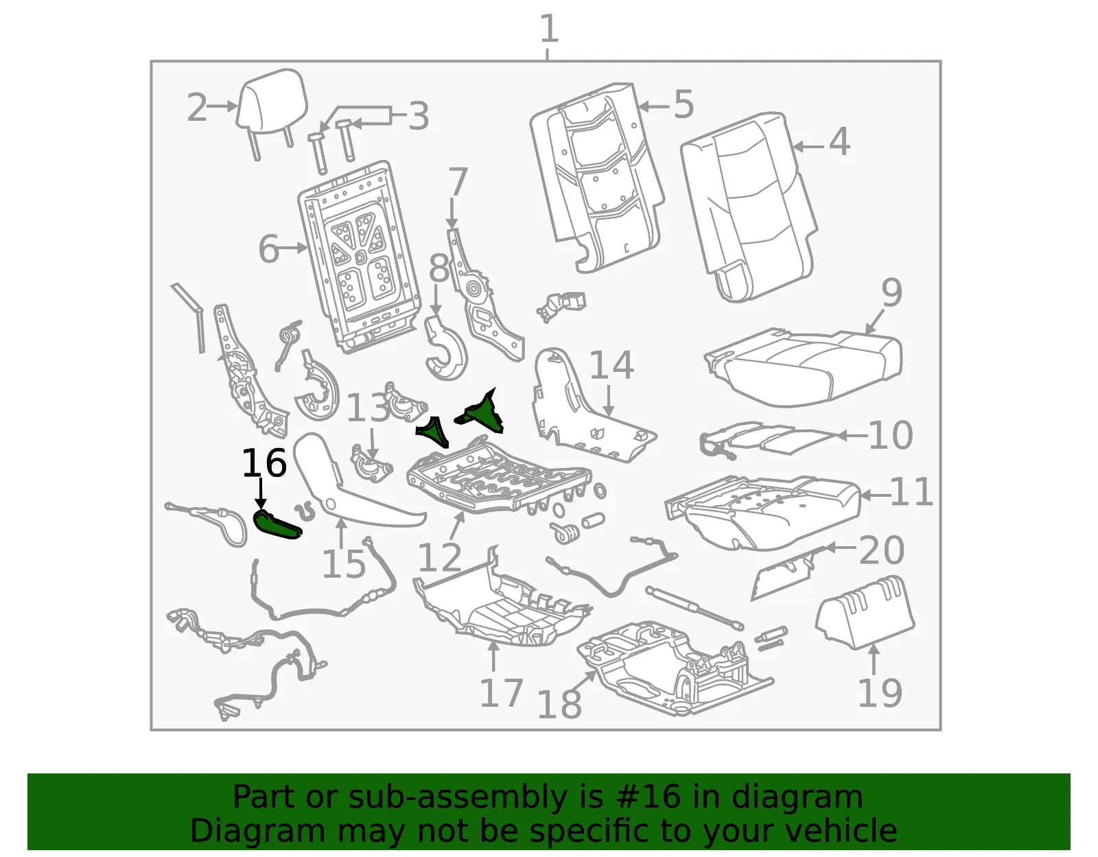 Front Handle - GM (84532739) - view 4