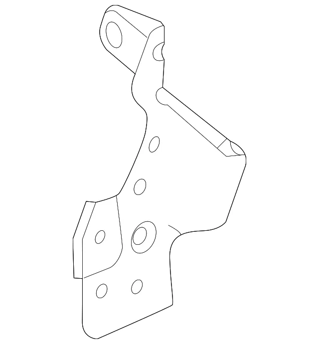 Front Driver Side Fender Front Bracket - GM (84542125) - view 3