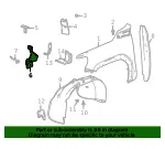 Front Driver Side Fender Front Bracket - GM (84542125) - view 7