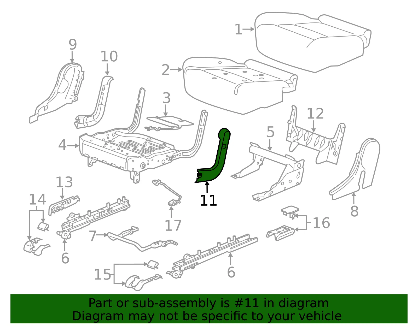 Hinge Cover - GM (84543254) - view 4