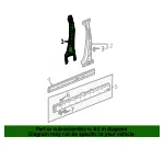 Driver Side Center Pillar Inner Panel - GM (84544676) - view 6