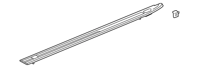 Upper Molding - Driver's Side (LH) - GM (84545083) - view 4