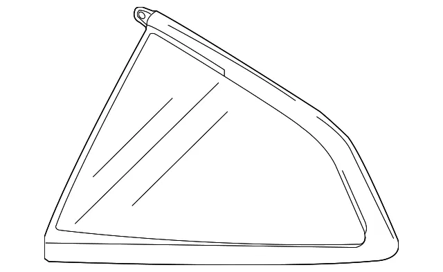 Body Driver Side Window - GM (84547508) - view 2