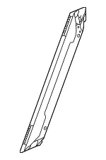 Driver Side Body Lock Pillar Lower Reinforcement - GM (84550708) - view 7