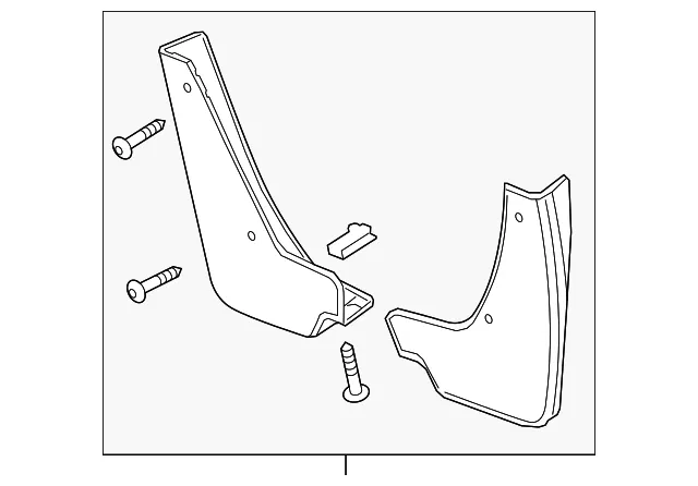 Splash Guards, Rear - GM (84559710) - view 5