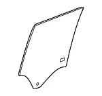 Rear Driver Side Door Window - GM (84560293) - view 4
