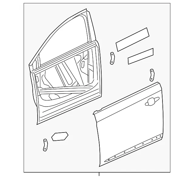 Door Shell - GM (84563583) - view 2