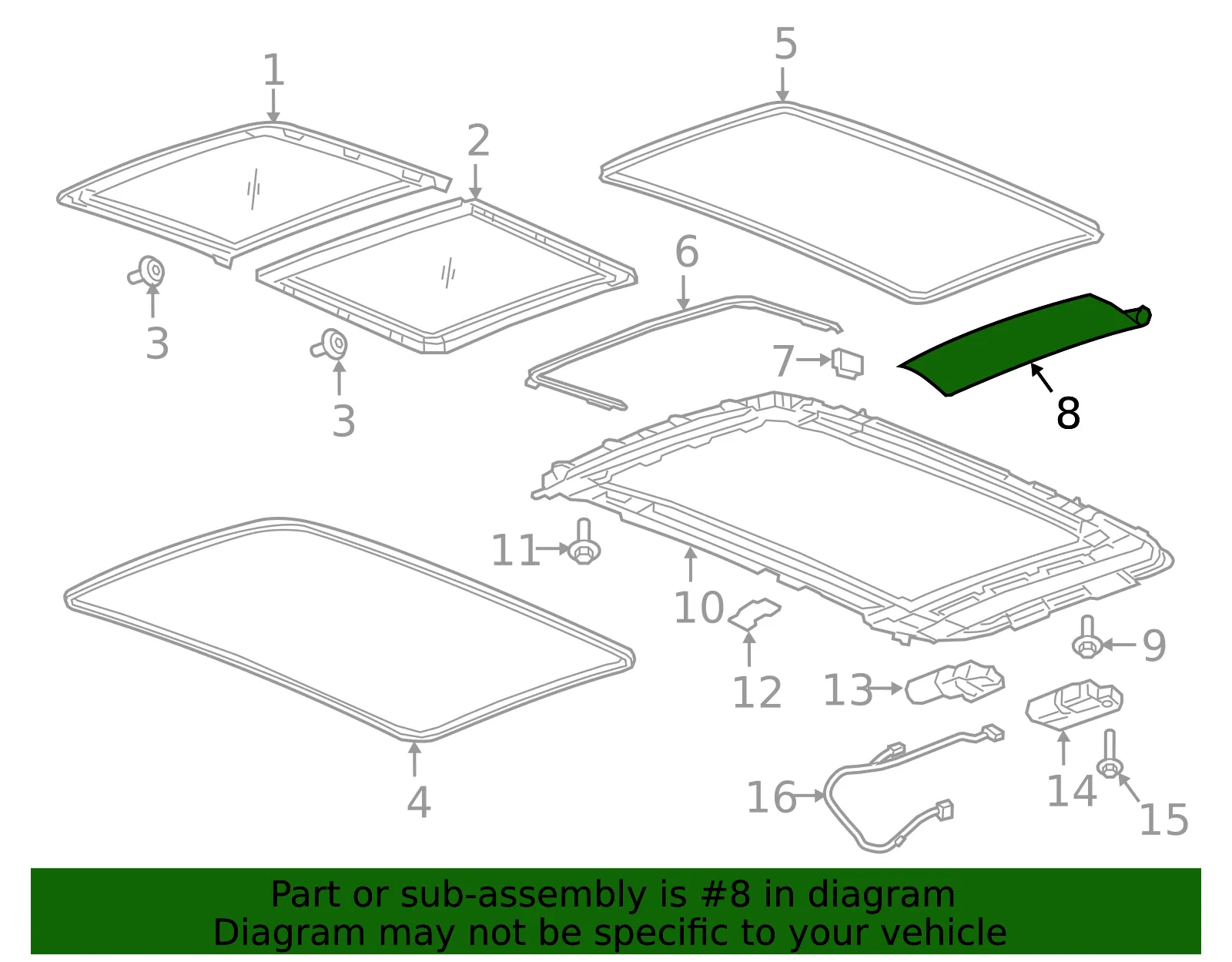 Sunshade - GM (84572608) - view 4