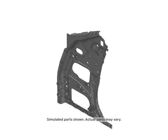 Driver Side Body Hinge Pillar Inner Panel - GM (84572656) - view 4