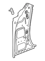 Driver Side Body Hinge Pillar Inner Panel - GM (84572656) - view 5