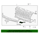 Front Grille Insert - GM (84574482) - view 6