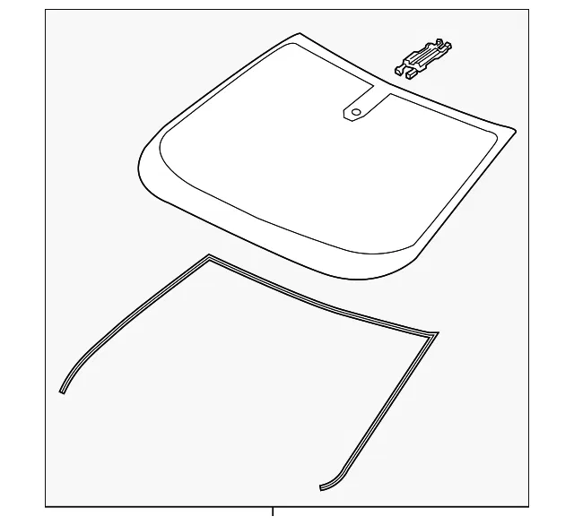 Windshield - GM (84577634) - view 2