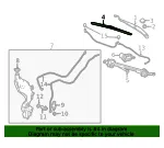 Driver Side Windshield Wiper Blade - ACDelco (84580856) - view 6