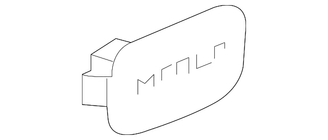 Upper Center Pillar Trim Cap - GM (84581647)