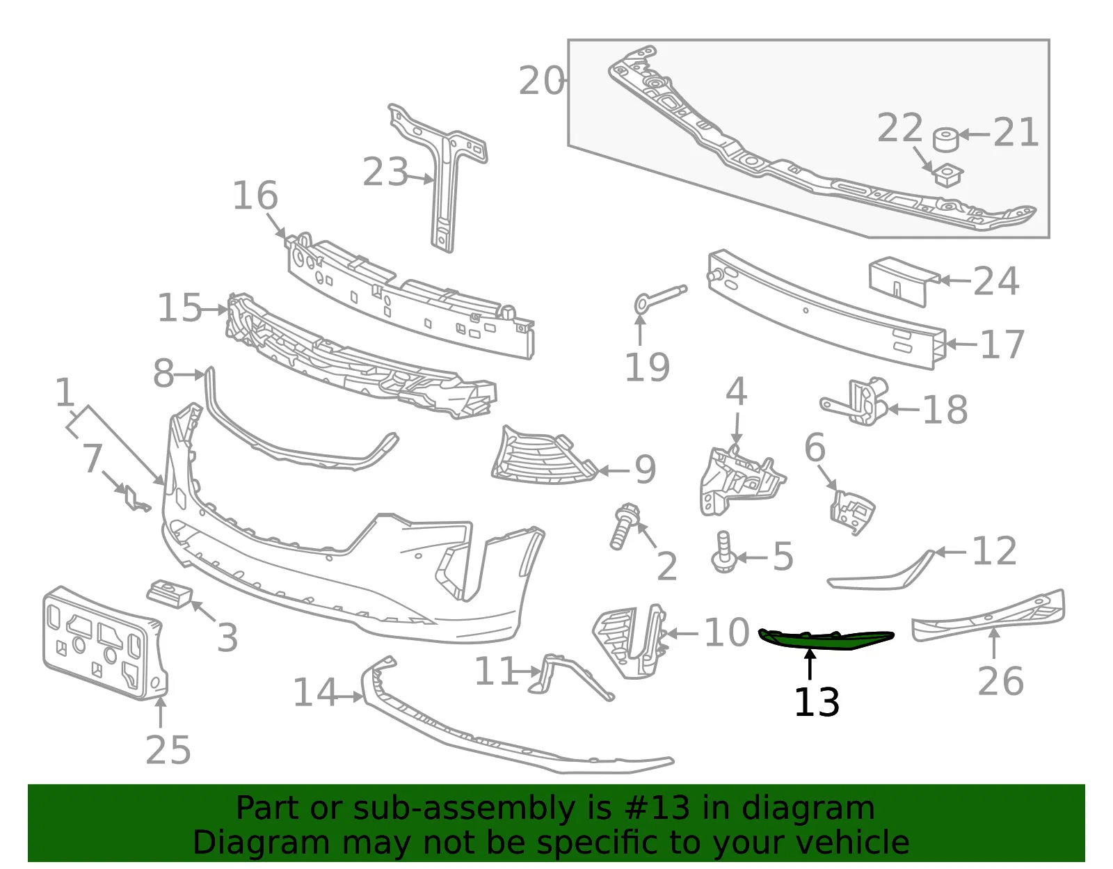 Lower Deflector - GM (84590905) - view 4
