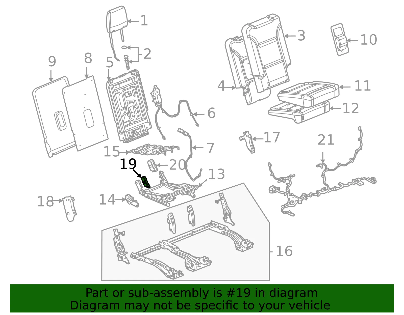 Hinge Cover - GM (84591651) - view 3