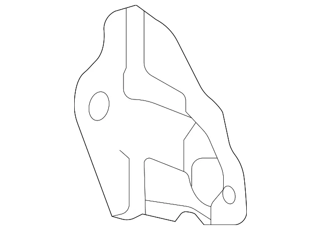 Driver Side A-Pillar Inner Panel Bracket - GM (84595740) - view 2