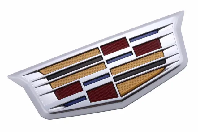 Silver Rear Compartment Lid Emblem - GM (84601691)