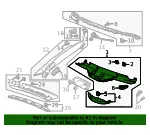 Black Windshield Upper Trim Panel - GM (84601724) - view 13