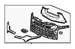 Front Grille - GM (84612436) - view 8