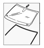 Windshield - GM (84623546) - view 5
