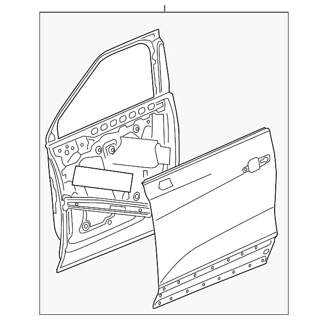 Door Shell - GM (84627498) - view 2