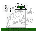 Upper Quarter Trim - GM (84630205) - view 6
