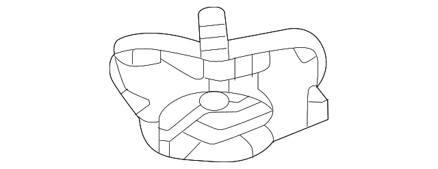 Inside Rearview Mirror Bracket - GM (84630759) - view 2