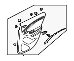 Door Trim Panel - GM (84631313) - view 6