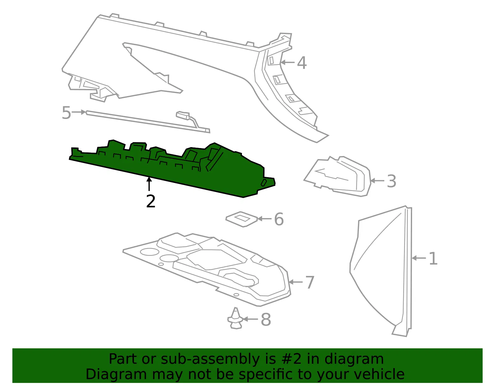 Applique Panel - GM (84631521) - view 3