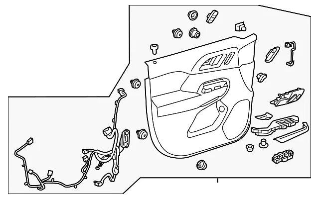 Door Trim Panel - GM (84647439)