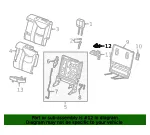 Release Handle Bezel - GM (84649352) - view 7
