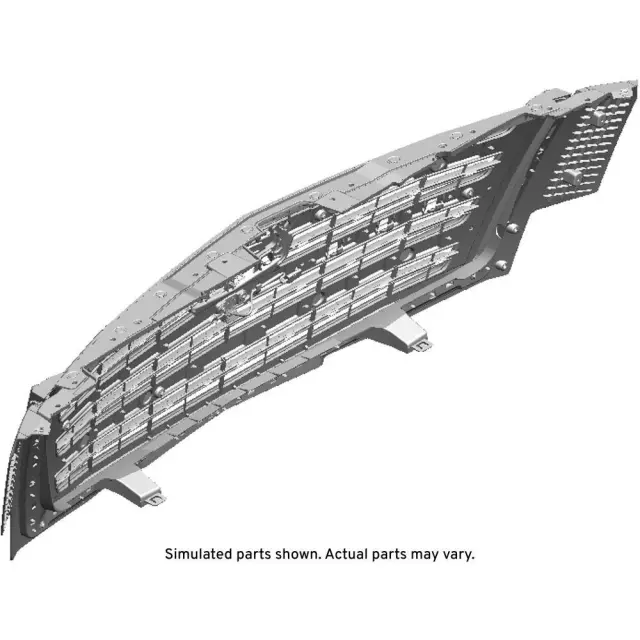 Black Front Upper Grille - GM (84661792) - view 4
