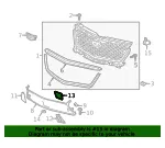 Front Grille Insert - GM (84684924) - view 8