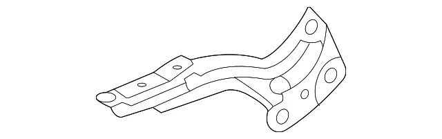Driver Side Hood Hinge - GM (84687769) - view 3