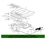 Driver Side Hood Hinge - GM (84687769) - view 8