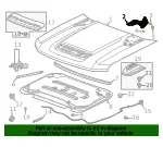 Driver Side Hood Hinge - GM (84687771) - view 8