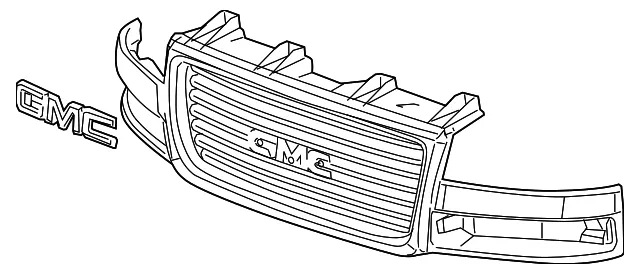 Front Grille - GM (84689071) - view 3