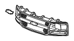 Front Grille - GM (84689072) - view 8