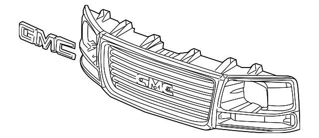 Front Grille - GM (84689073) - view 3