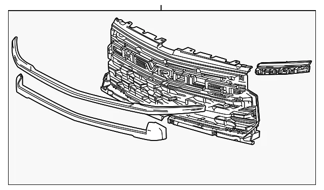 Grille - GM (84692656) - view 2