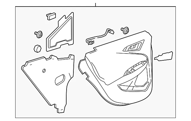 Door Trim Panel - GM (84696507)