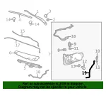 Windshield Washer Pump Hose - GM (84699145) - view 8