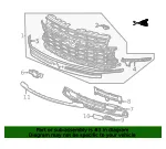 Front Driver Side Grille Support Bracket - GM (84701518) - view 8