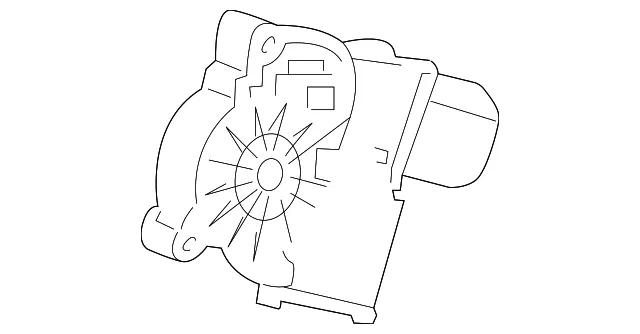 Window Motor - GM (84705679) - view 2